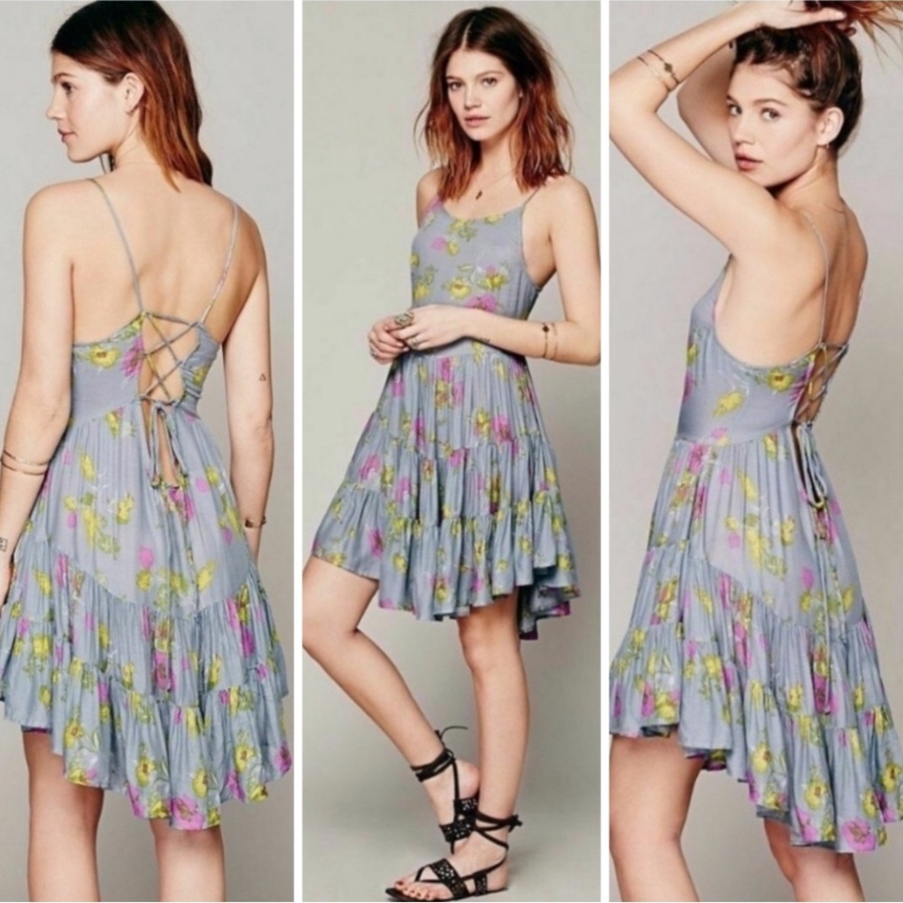 FREE PEOPLE INTIMATELY Circle of Flowers Dress Size Medium